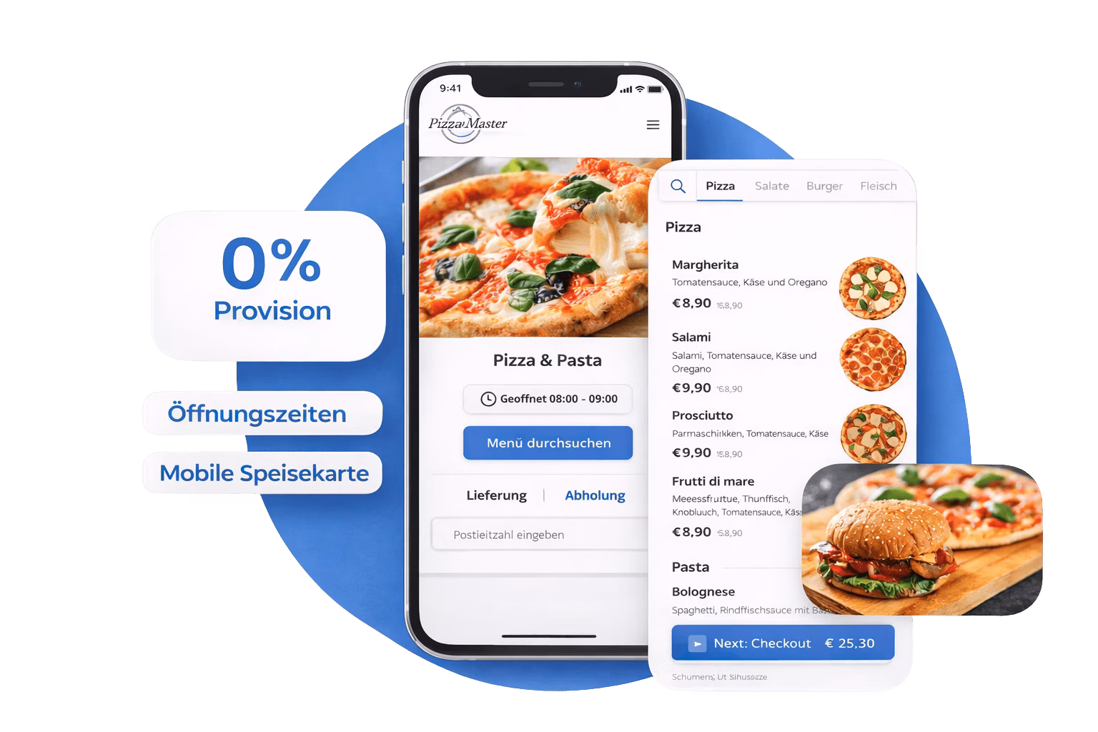 Lieferfrei Gastro-Webshop – 0% Provision, mobile Speisekarte, Bestellsystem